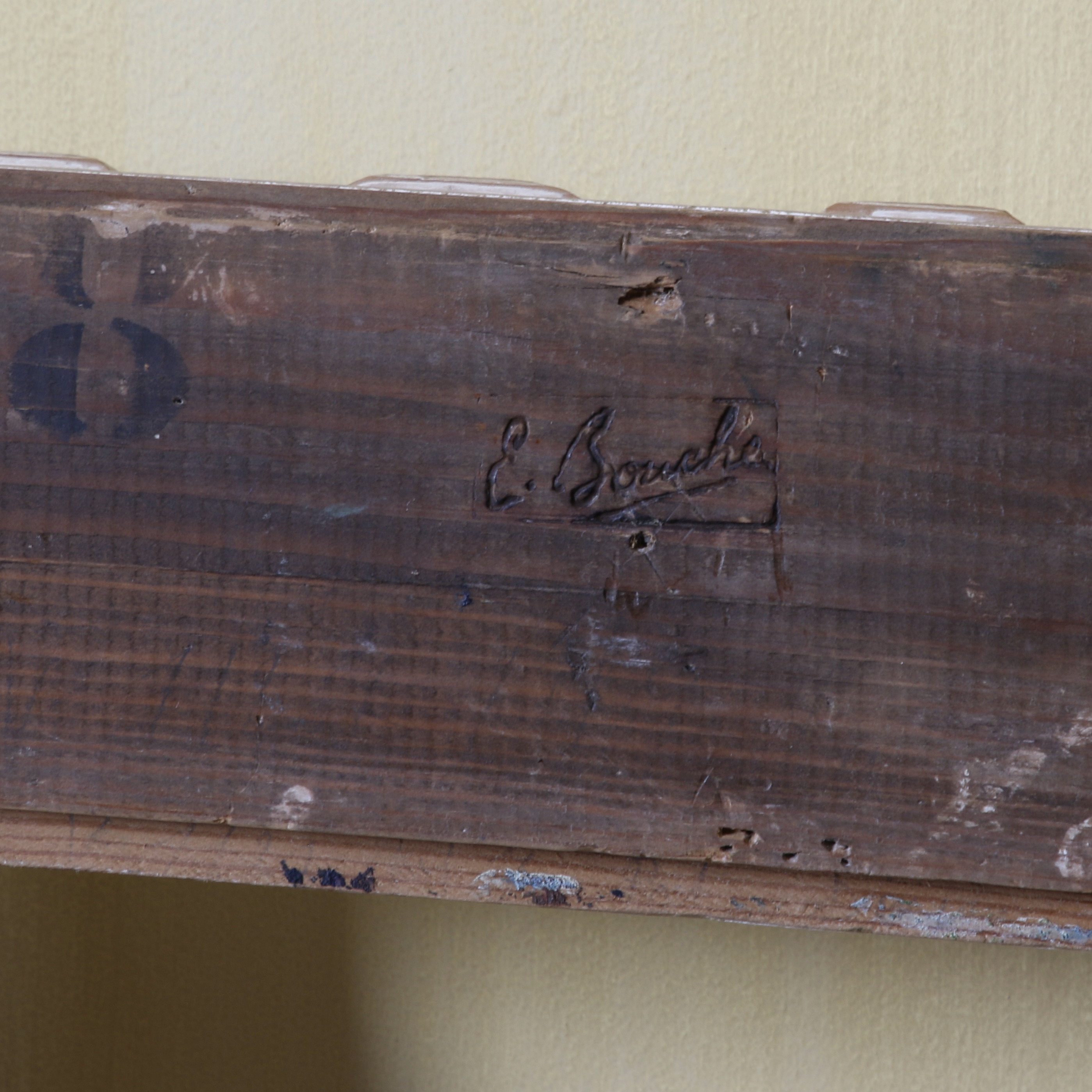 Montparnasse Frame Signed E. Bouche